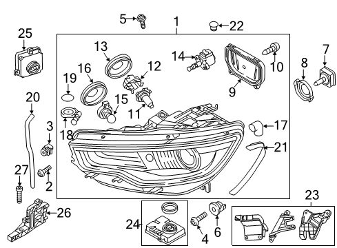 2014 Audi A6 Bulbs