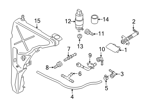 2018 Audi RS7 Washer Components