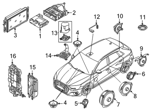 2024 Audi A3 Sound System