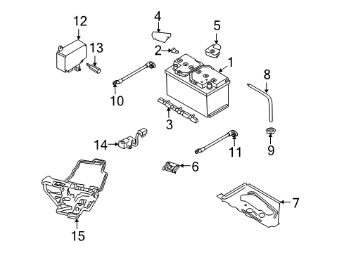 2008 Audi S8 Battery