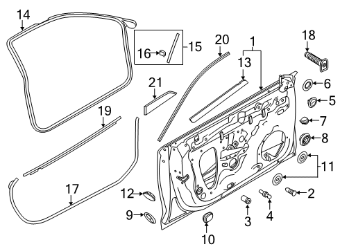 2022 Audi A5 Sportback Door & Components, Exterior Trim