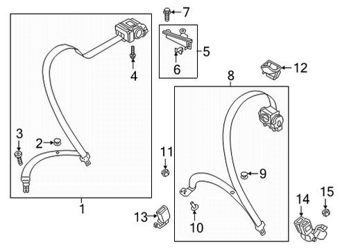 2021 Audi RS6 Avant Seat Belt