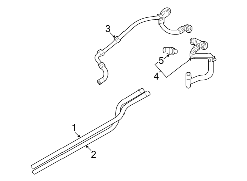 2024 Audi Q4 e-tron Hoses, Lines & Pipes