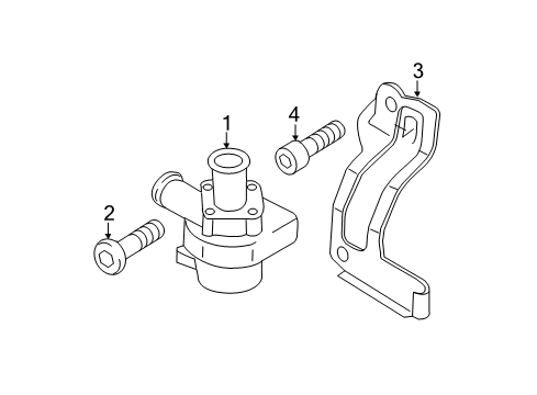 2015 Audi TT Quattro Water Pump