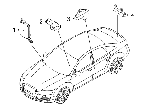 2013 Audi Q7 Electrical Components