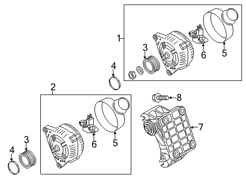 2014 Audi A7 Quattro Alternator