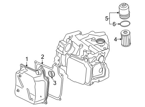 2010 Audi TT Quattro Transaxle Parts