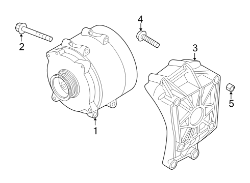 2022 Audi SQ8 Alternator