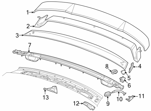 2020 Audi TT Quattro Rear Spoiler