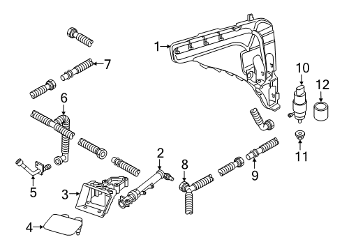 2023 Audi RS Q8 Washer Components