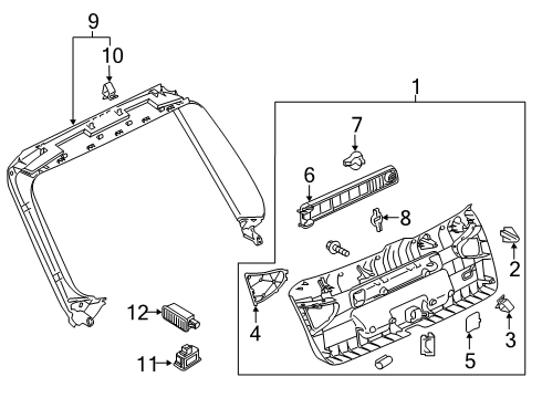 2022 Audi Q5 Interior Trim - Lift Gate