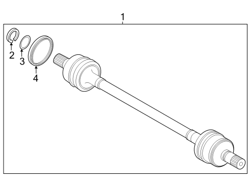 2023 Audi RS3 Drive Axles - Rear