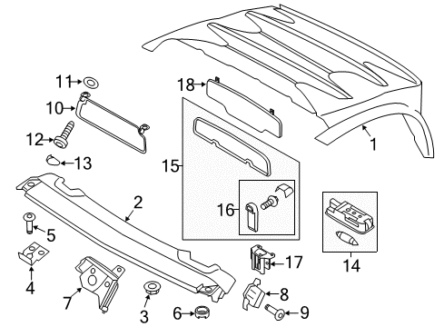 2012 Audi R8 Interior Trim - Convertible Top