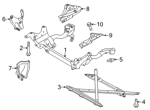 2013 Audi RS5 Suspension Mounting - Front