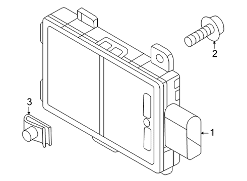 2023 Audi Q7 Electrical Components - Front Bumper