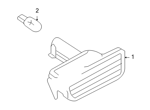 2008 Audi S6 Side Repeater Lamps