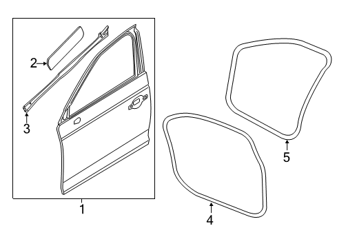 2022 Audi Q5 Door & Components