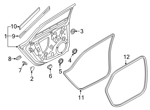 2021 Audi S4 Door & Components