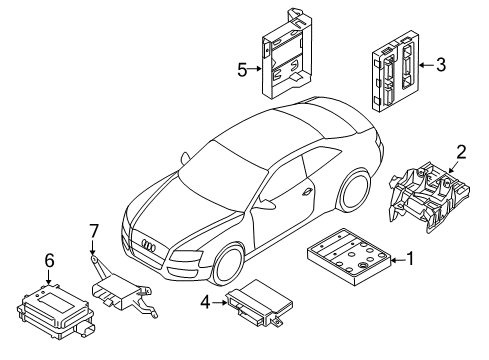 2010 Audi Q5 Electrical Components