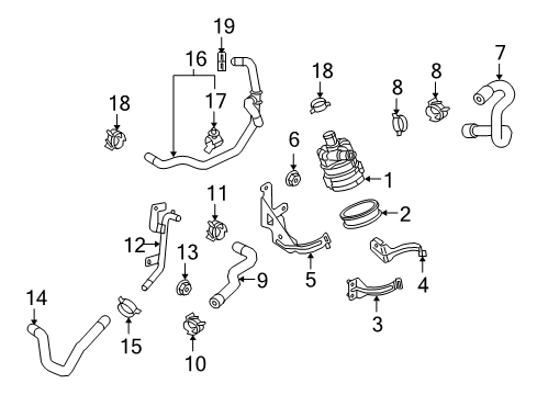 2010 Audi S5 Water Pump