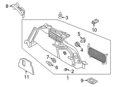 2021 Audi S4 Interior Trim - Rear Body