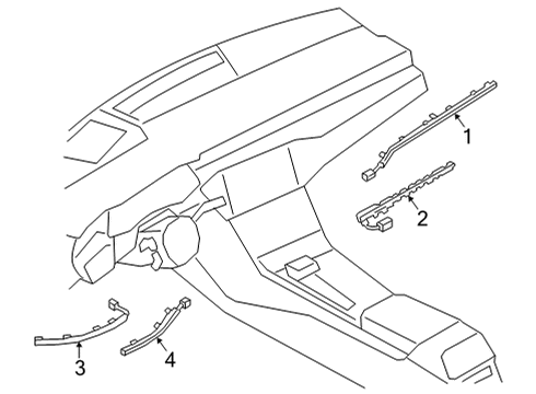 2022 Audi RS7 Sportback Cluster & Switches, Instrument Panel