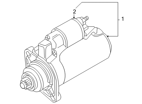 2010 Audi TT Quattro Starter