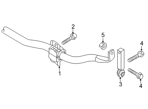 2017 Audi A4 allroad Rear Suspension Components, Lower Control Arm, Upper Control Arm, Ride Control, Stabilizer Bar