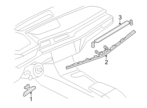 2024 Audi Q8 e-tron Cluster & Switches, Instrument Panel