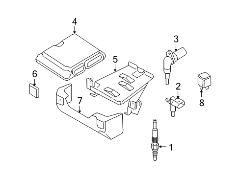 2010 Audi A3 Ignition System - Diesel Components