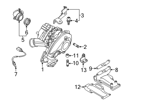 2013 Audi Q7 Turbocharger