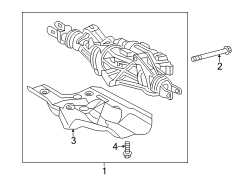 2023 Audi RS Q8 Rear Suspension, Lower Control Arm, Upper Control Arm, Ride Control, Stabilizer Bar, Suspension Components