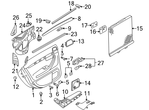 2006 Audi A4 Quattro Door & Components