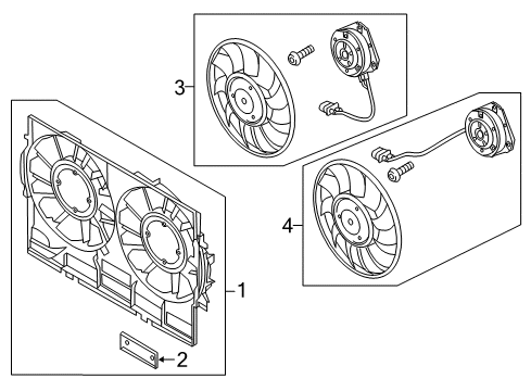 2018 Audi S7 Cooling System, Radiator, Water Pump, Cooling Fan