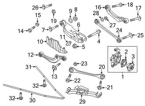 2019 Audi A5 Quattro Front Control Arm Diagram for 4M0-505-292-D