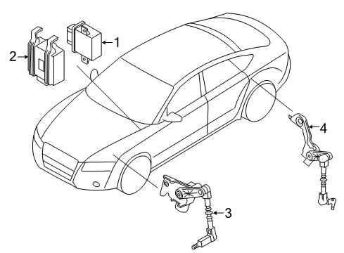 2018 Audi RS7 Electrical Components