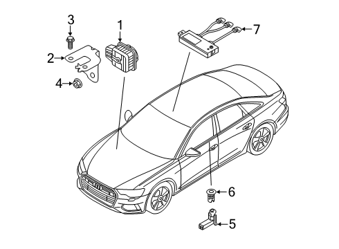 2022 Audi S6 Alarm System