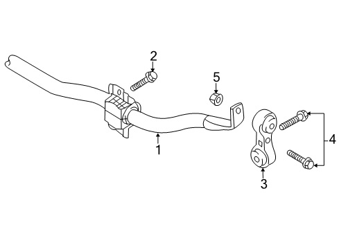 2015 Audi allroad Rear Suspension Components, Lower Control Arm, Upper Control Arm, Stabilizer Bar