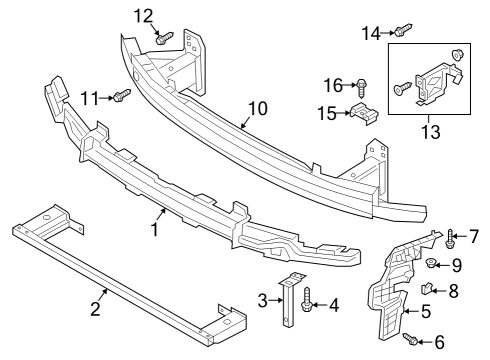 2022 Audi S8 Bumper & Components - Front