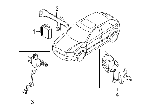 2007 Audi A3 Quattro Electrical Components