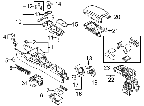 2015 Audi A3 Console