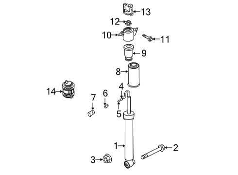 2021 Audi RS6 Avant Shocks & Components - Rear