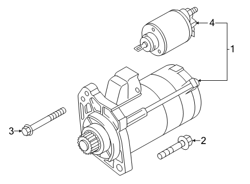 2014 Audi A7 Quattro Starter