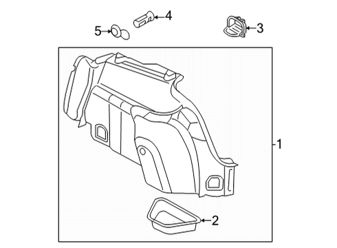 2024 Audi A3 Interior Trim - Rear Body