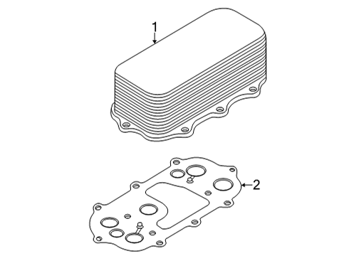 2021 Audi RS6 Avant Engine Oil Cooler