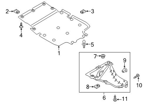 2023 Audi A7 Sportback Splash Shields