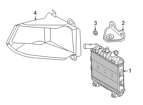 2022 Audi S6 Radiator & Components