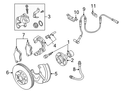 1999 Audi A8 Quattro Anti-Lock Brakes