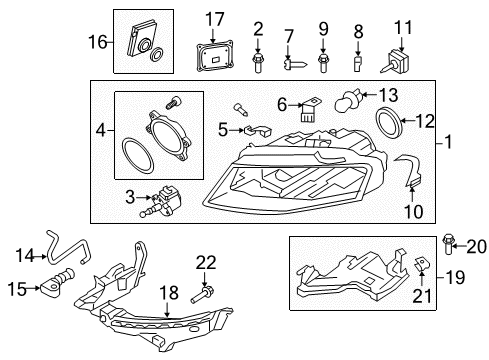 2010 Audi A4 Quattro Headlamps, Headlamp Washers/Wipers