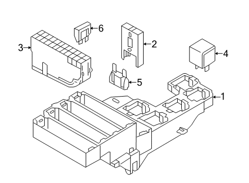 2014 Audi A6 Fuse & Relay